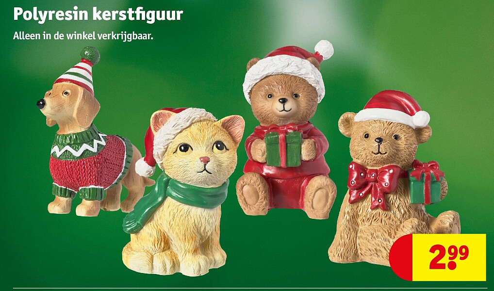 Polyresin kerstfiguur