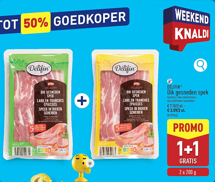 Dik gesneden spek