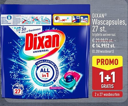 Wascapsules, 27 st.