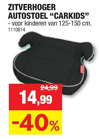 ZITVERHOGER AUTOSTOEL “CARKIDS”