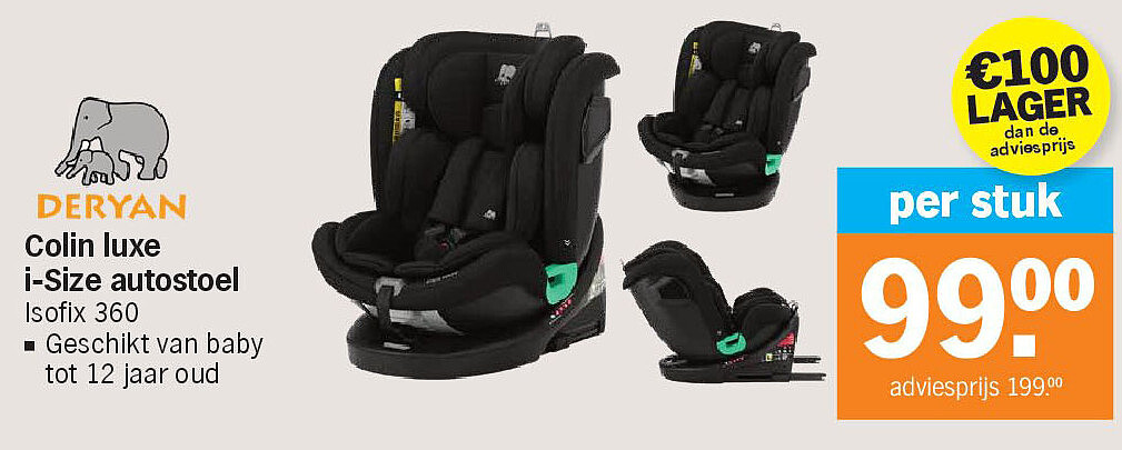 Colin luxe i-Size autostoel