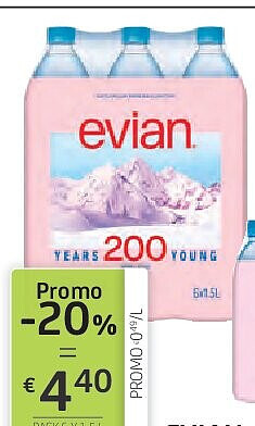 Evian 6 x 1,5 l