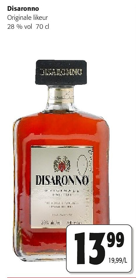 Disaronno Originale likeur 28 % vol 70 cl