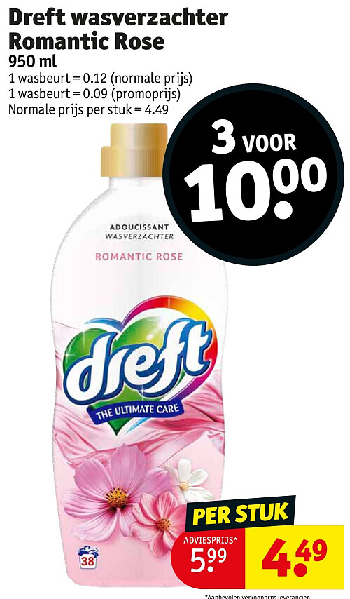 Dreft wasverzachter Romantic Rose