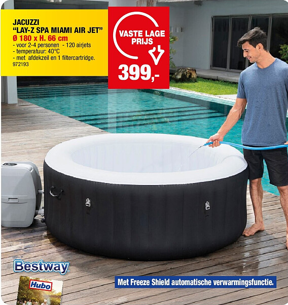 JACUZZI “LAY-Z SPA MIAMI AIR JET” Ø 180 x H. 66 cm
