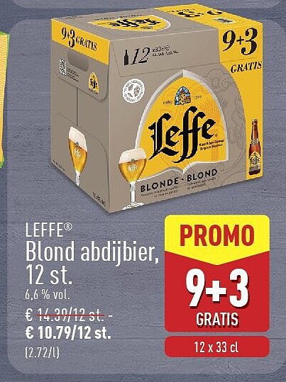 Blond abdijbier, 12st.