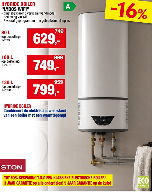 HYBRIDE BOILER “LYDOS WIFI”