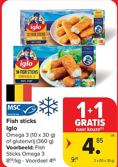 Fish sticks Iglo
