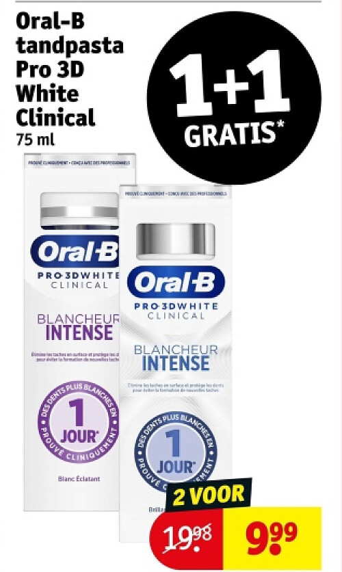 Oral-B tandpasta Pro 3D White Clinical