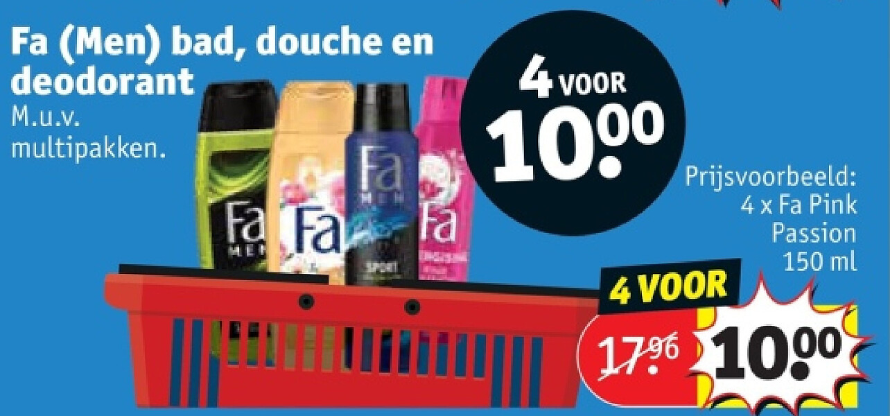 Fa (Men) bad, douche en deodorant