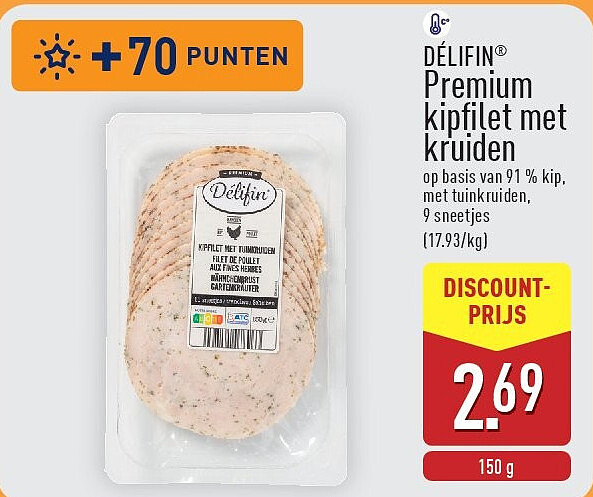 Premium kipfilet met kruiden