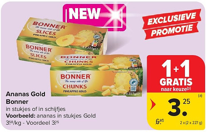 Ananas Gold Bonner