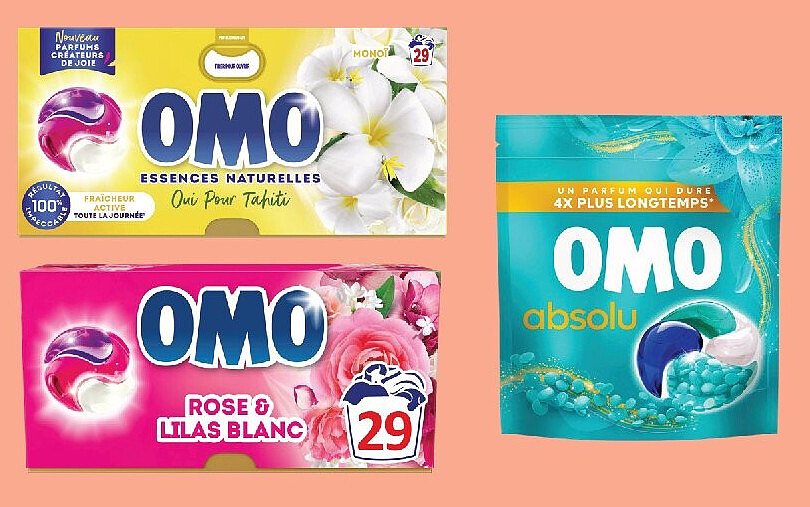 Lessives capsules OMO