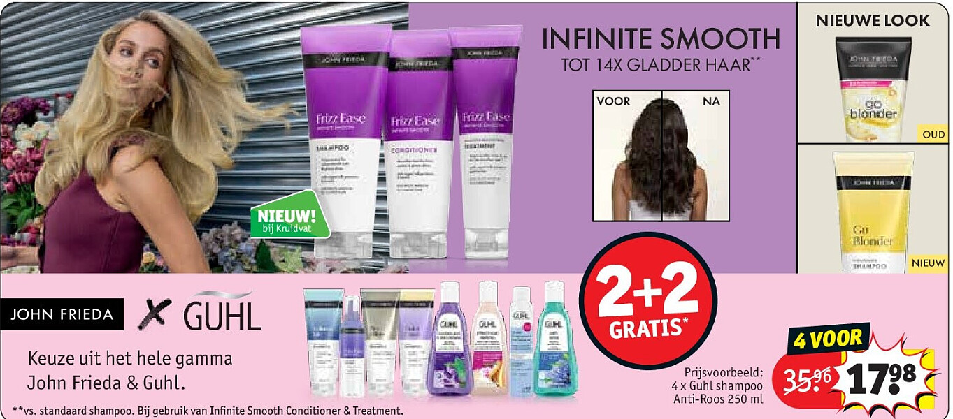 4 x Guhl shampoo Anti-Roos 250 ml