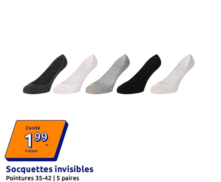 Socquettes invisibles