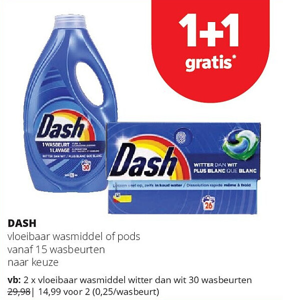 DASH vloeibaar wasmiddel