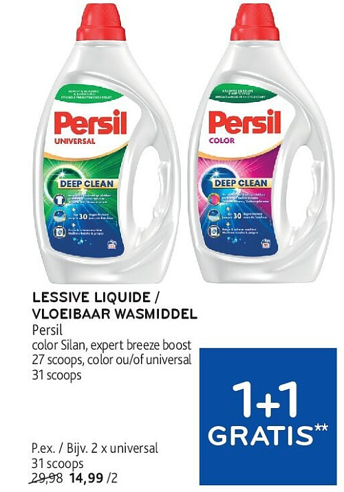 LESSIVE LIQUIDE / VLOEIBAAR WASMIDDEL