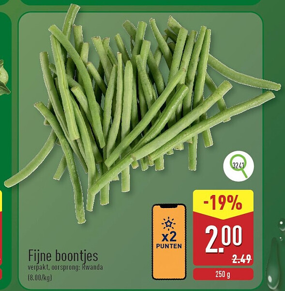Fijne boontjes