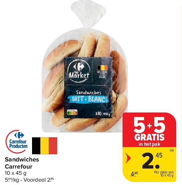 Sandwiches Carrefour