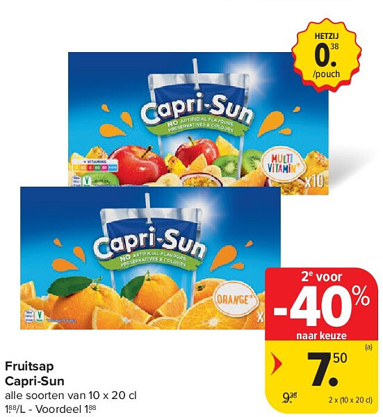 Fruitsap Capri-Sun