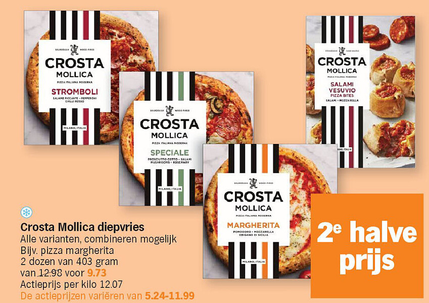 Crosta Mollica diepvries