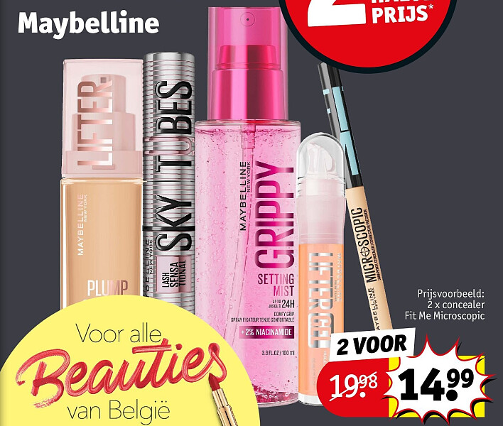 2 x concealer Fit Me Microscopic