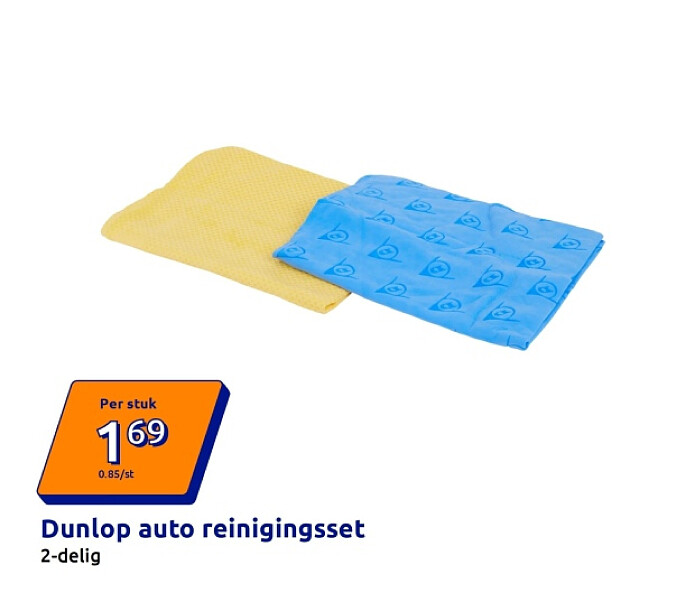 Dunlop auto reinigingsset