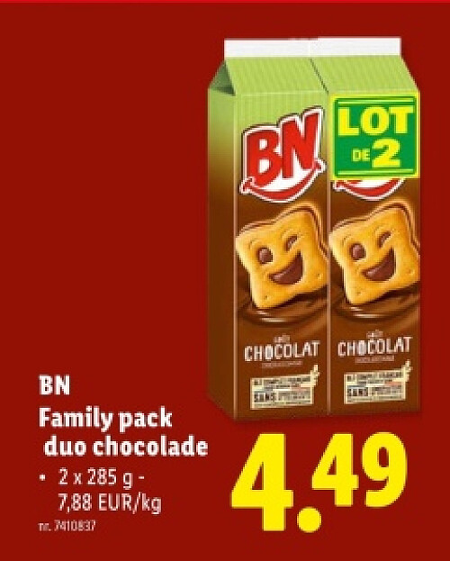 Family pack duo chocolade