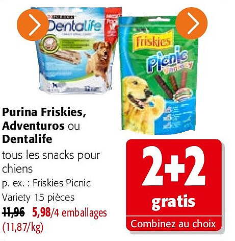 Purina Friskies, Adventuros ou Dentalife