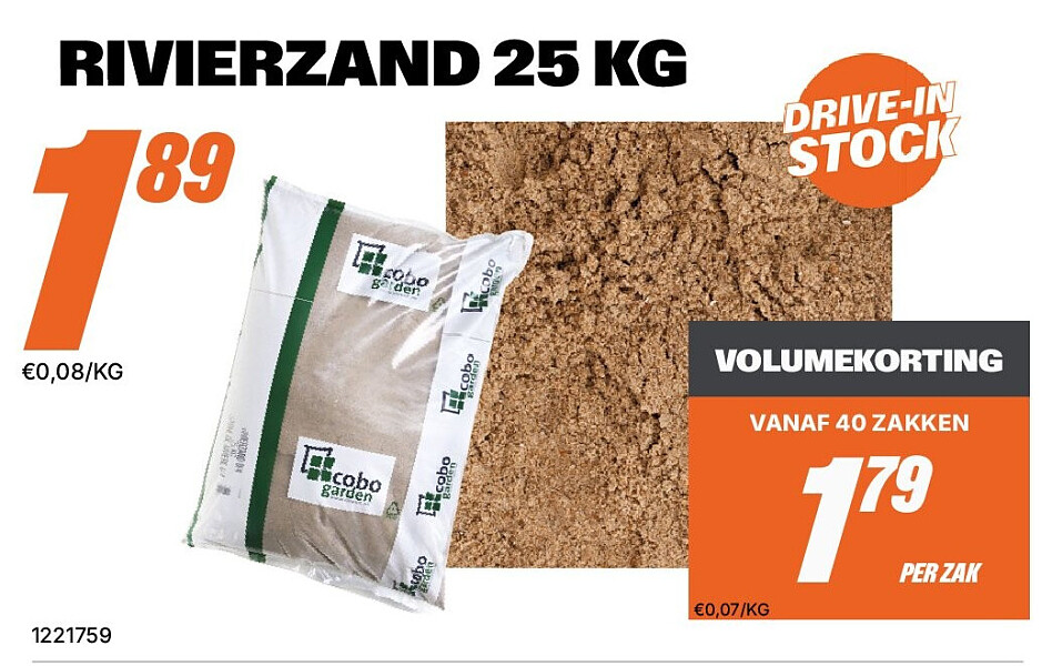 RIVIERZAND 25 KG
