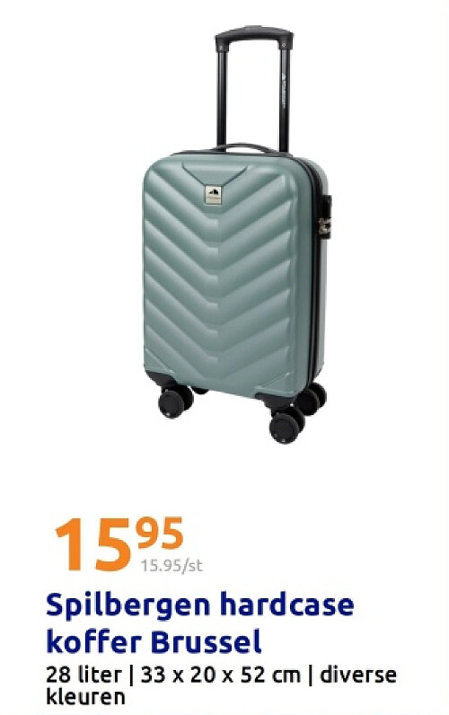 Spilbergen hardcase koffer Brussel