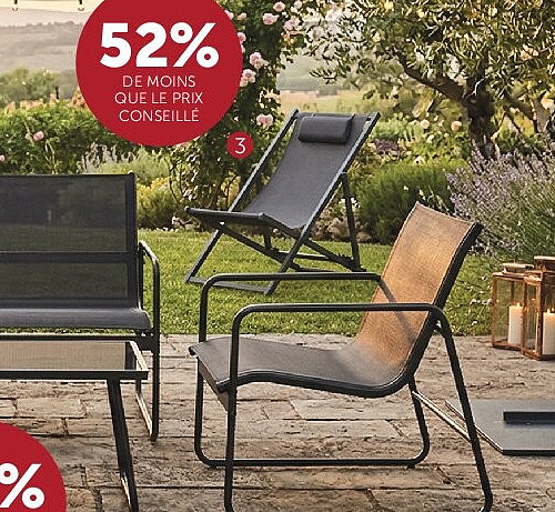 CHAISE DE PLAGE « DORADA »