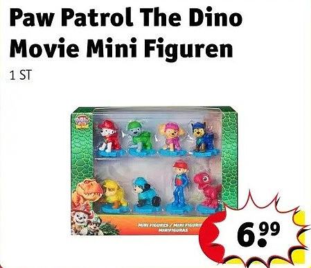 Paw Patrol The Dino Movie Mini Figuren