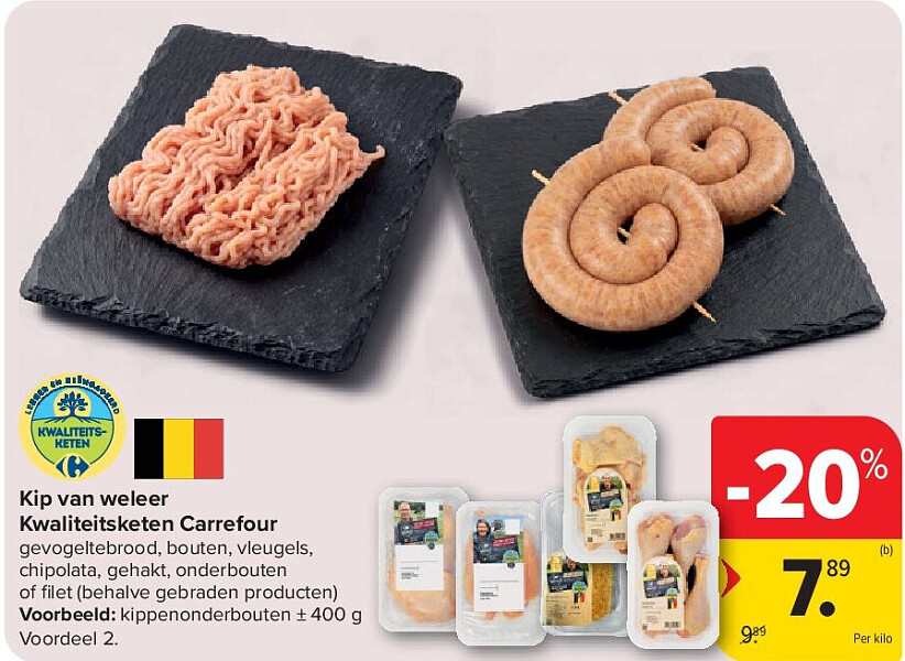 Kip van weleer Kwaliteitsketen Carrefour