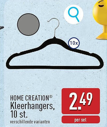 Kleerhangers, 10st.