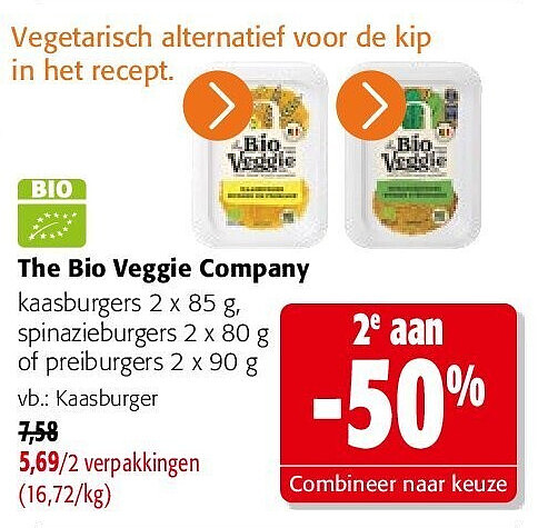 The Bio Veggie Company Kaasburger