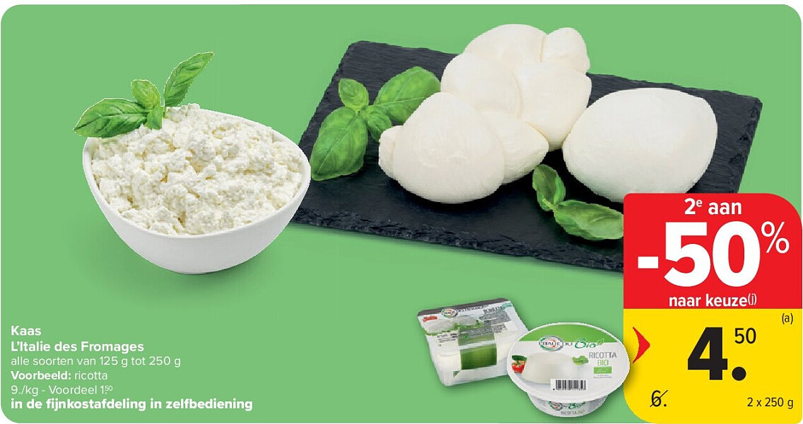 Kaas L’Italie des Fromages