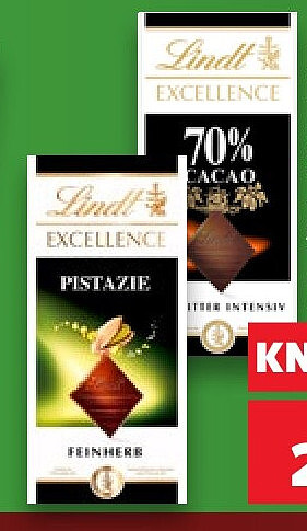 LINDT Excellence Schokolade, 50-100-g-Tafel