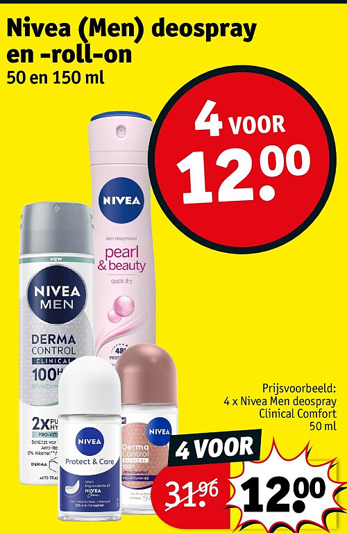 Nivea (Men) deospray en -roll-on