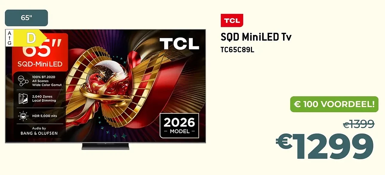 TCL SQD MiniLED Tv
