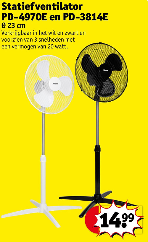 Statiefventilator PD-4970E en PD-3814E