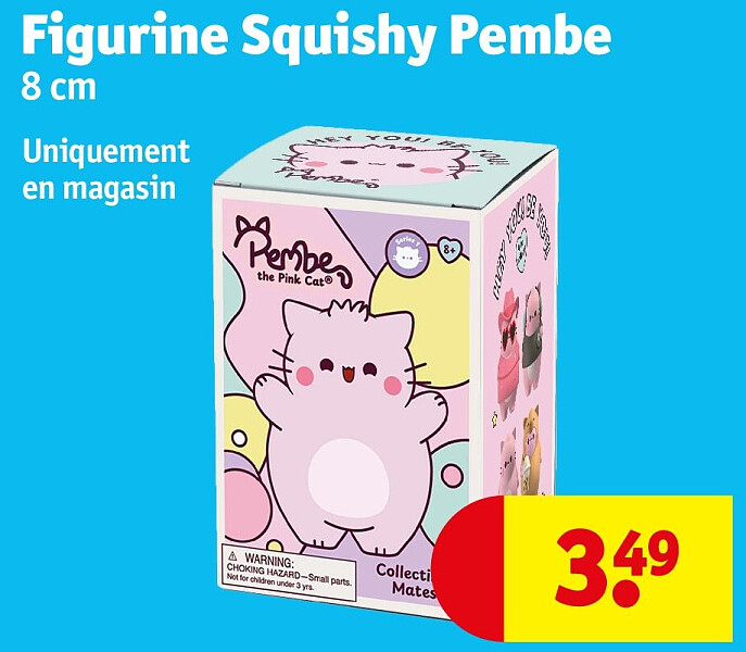 Figurine Squishy Pembe 8 cm
