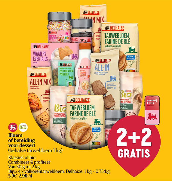 Bloem of bereiding voor dessert
