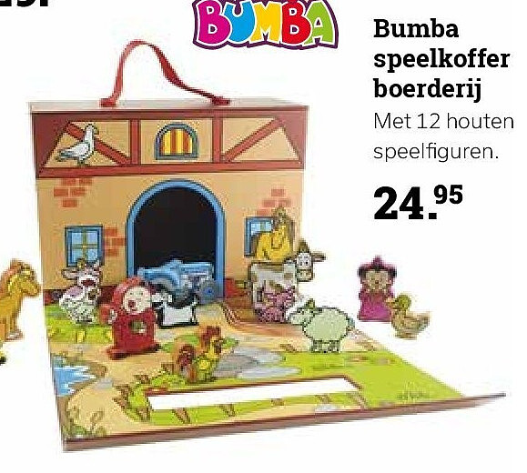 Bumba speelkoffer boerderij