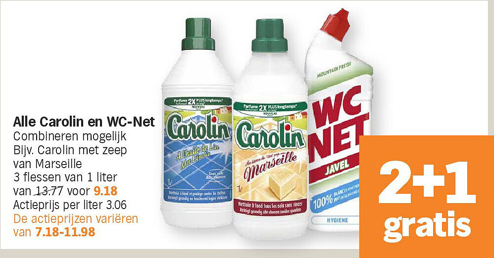 Alle Carolin en WC-Net