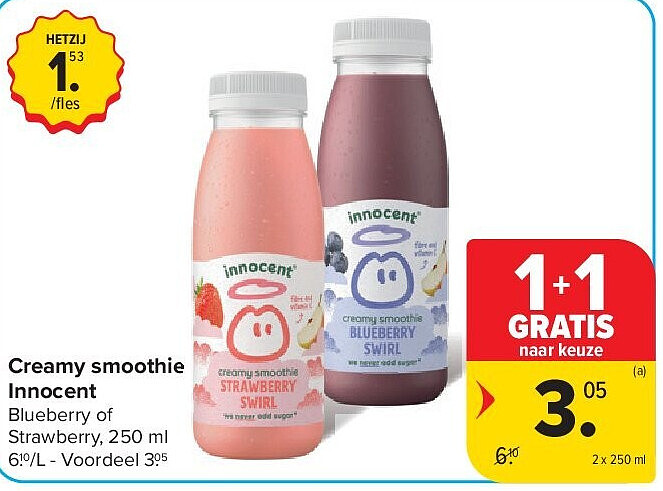 Creamy smoothie Innocent