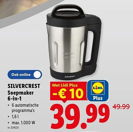 SILVERCREST Soepmaker 6-in-1