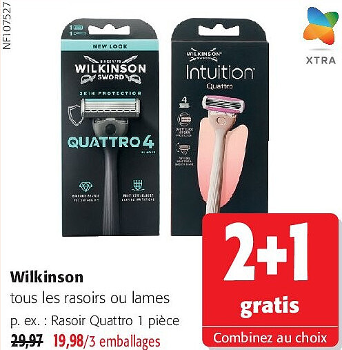 Wilkinson tous les rasoirs
