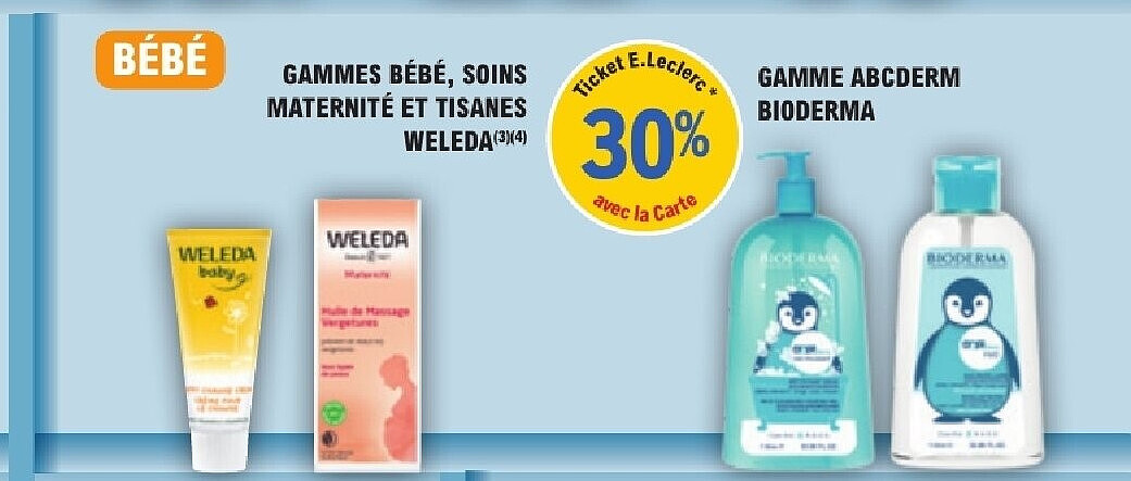 GAMMES BÉBÉ, SOINS MATERNITÉ ET TISANES WELEDA(3)(4)