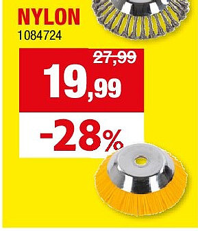 UNIVERSELE ONKRUIDBORSTEL BOSMAAIER 20 cm NYLON